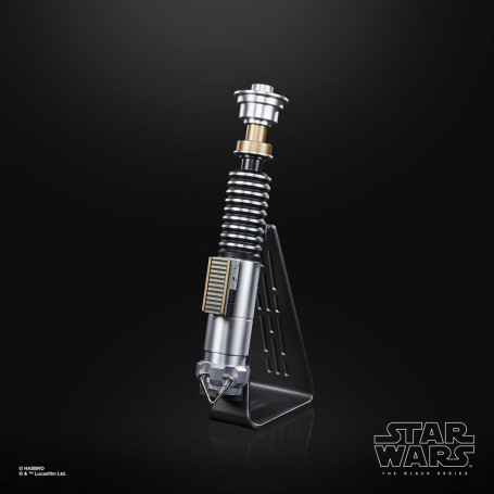 Hasbro - Sable de luz Force Fx de Luke Skywalker - Réplica de la serie negra Elite