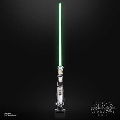 Hasbro - Sable de luz Force Fx de Luke Skywalker - Réplica de la serie negra Elite