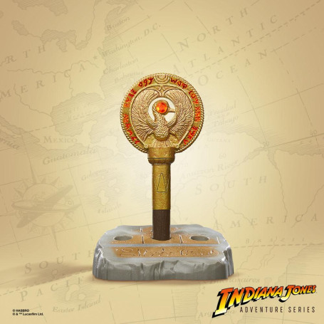 Hasbro - Medallón del Cetro de Ra - Serie Aventuras de Indiana Jones: Los Cazadores del Arca Perdida Réplica 1/1
