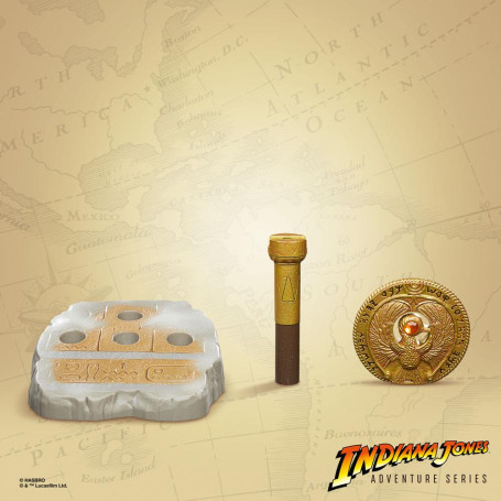 Hasbro - Medallón del Cetro de Ra - Serie Aventuras de Indiana Jones: Los Cazadores del Arca Perdida Réplica 1/1