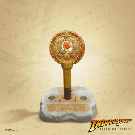 Hasbro - Medallón del Cetro de Ra - Serie Aventuras de Indiana Jones: Los Cazadores del Arca Perdida Réplica 1/1
