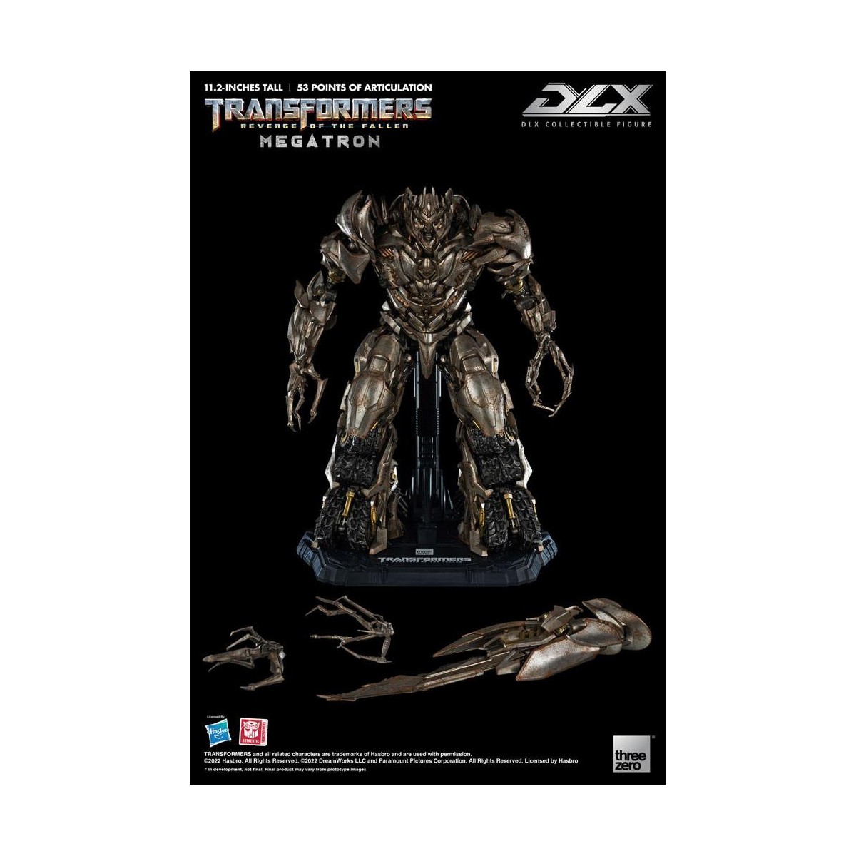 Tres0 Transformers - DLX MEGATRON - Transformers 2: La Venganza