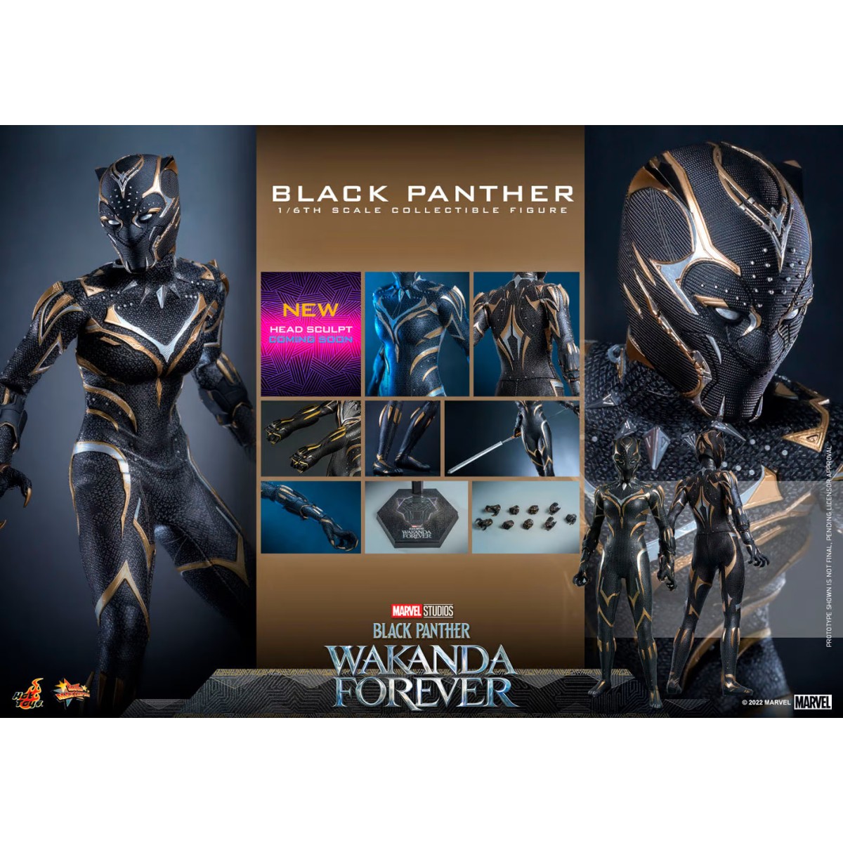 Hot Toys - Black Panther - Black Panther Wakanda Forever Movie Masterpiece 1/6