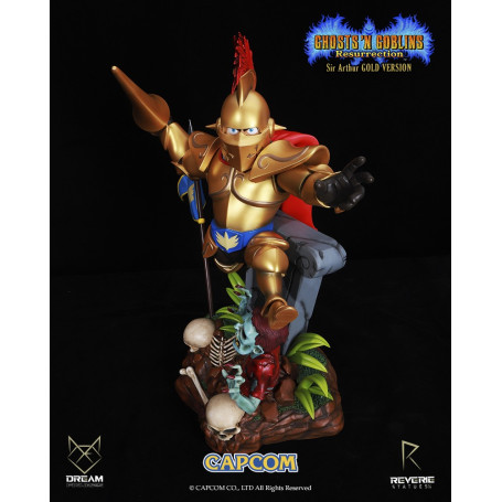 Figuras de ensueño - Armadura dorada de Sir Arthur - Ghost 'n Goblins Resurrection