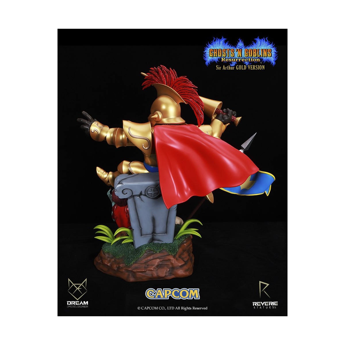 Figuras de ensueño - Armadura dorada de Sir Arthur - Ghost 'n Goblins Resurrection