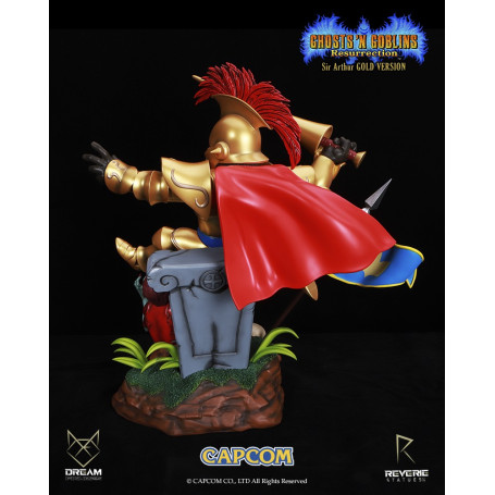 Figuras de ensueño - Armadura dorada de Sir Arthur - Ghost 'n Goblins Resurrection