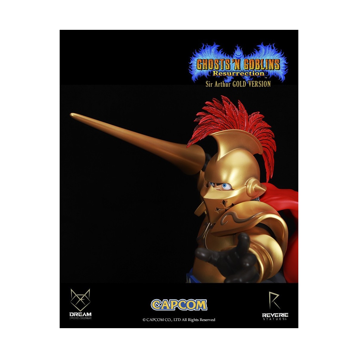 Figuras de ensueño - Armadura dorada de Sir Arthur - Ghost 'n Goblins Resurrection