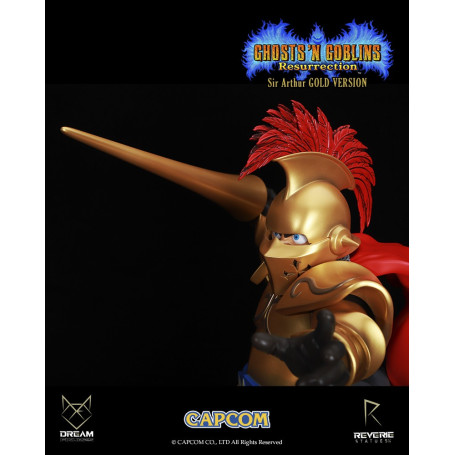 Figuras de ensueño - Armadura dorada de Sir Arthur - Ghost 'n Goblins Resurrection