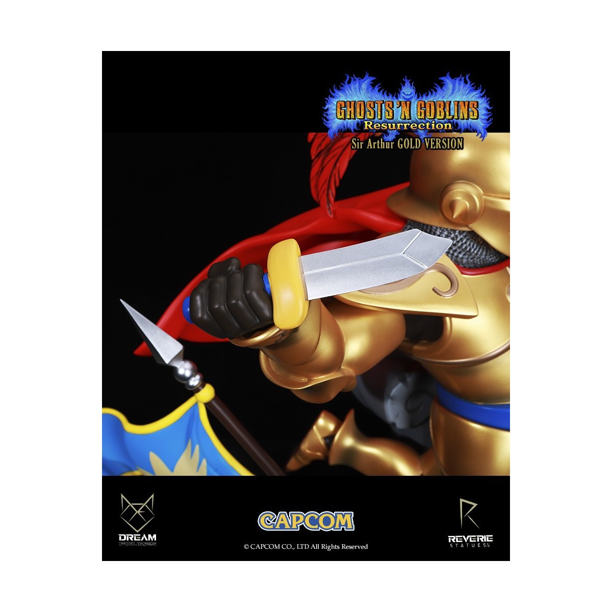 Figuras de ensueño - Armadura dorada de Sir Arthur - Ghost 'n Goblins Resurrection