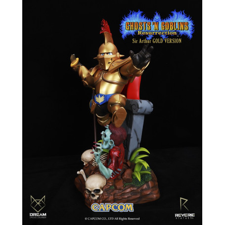 Figuras de ensueño - Armadura dorada de Sir Arthur - Ghost 'n Goblins Resurrection