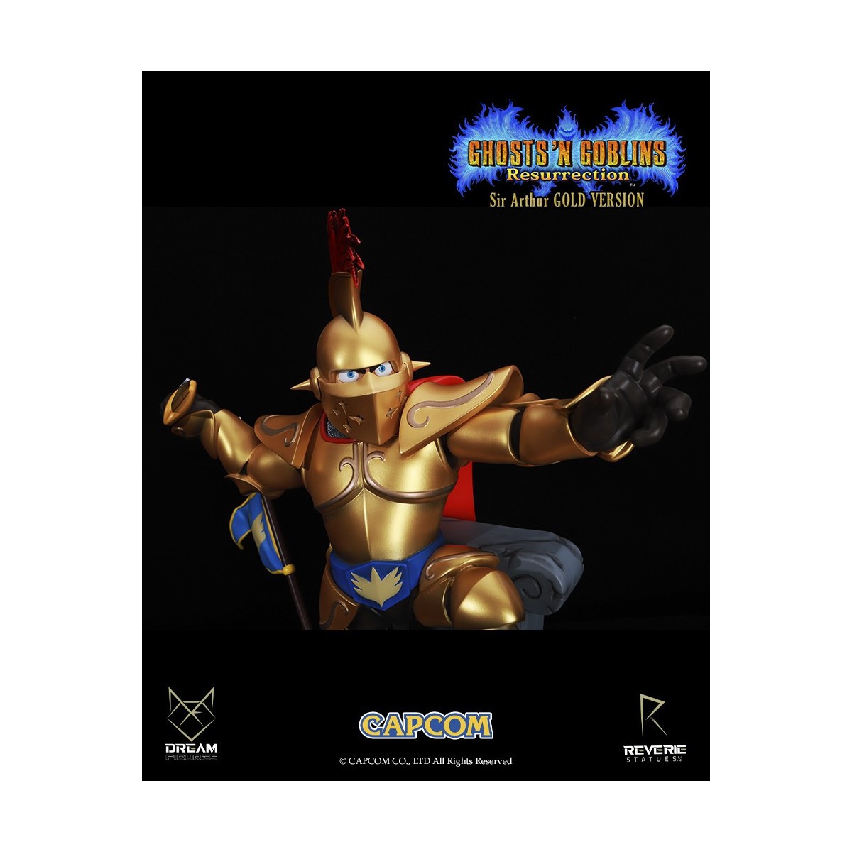 Figuras de ensueño - Armadura dorada de Sir Arthur - Ghost 'n Goblins Resurrection