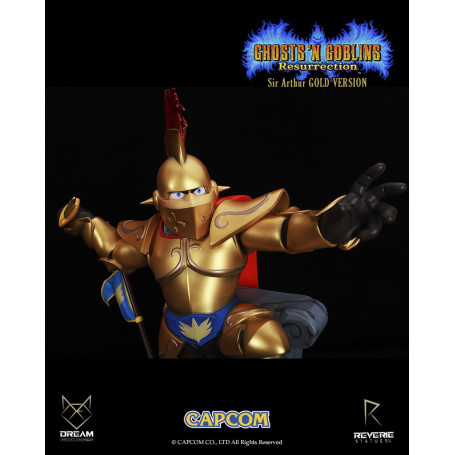 Figuras de ensueño - Armadura dorada de Sir Arthur - Ghost 'n Goblins Resurrection