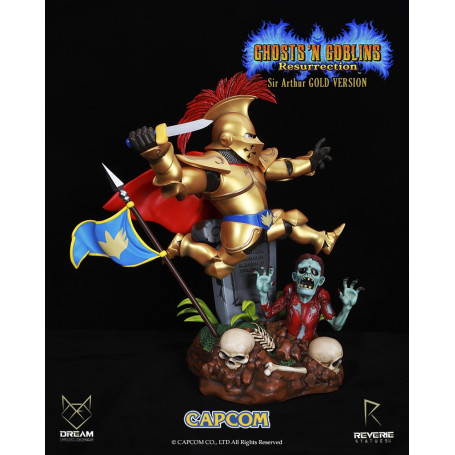 Figuras de ensueño - Armadura dorada de Sir Arthur - Ghost 'n Goblins Resurrection
