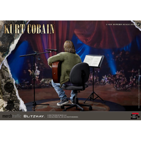 Prime 1 Studio/Blitzway - Estatuilla de Kurt Cobain a escala 1/4 Unplugged