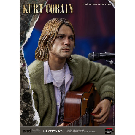 Prime 1 Studio/Blitzway - Estatuilla de Kurt Cobain a escala 1/4 Unplugged