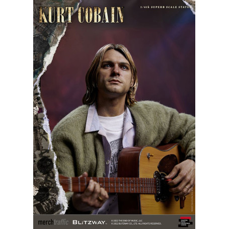 Prime 1 Studio/Blitzway - Estatuilla de Kurt Cobain a escala 1/4 Unplugged