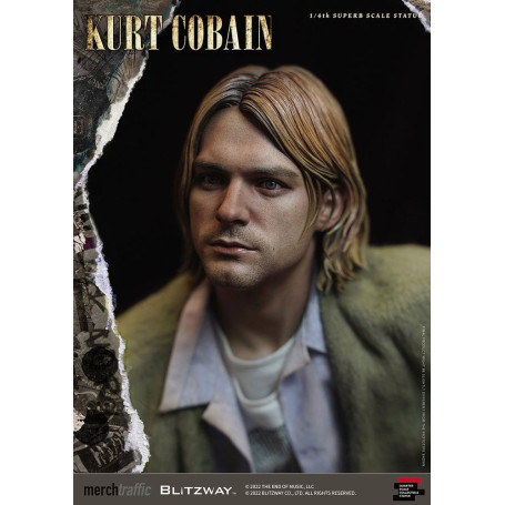 Prime 1 Studio/Blitzway - Estatuilla de Kurt Cobain a escala 1/4 Unplugged