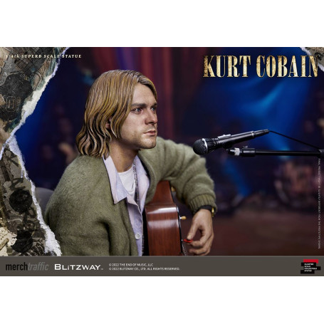 Prime 1 Studio/Blitzway - Estatuilla de Kurt Cobain a escala 1/4 Unplugged