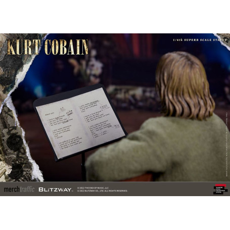 Prime 1 Studio/Blitzway - Estatuilla de Kurt Cobain a escala 1/4 Unplugged