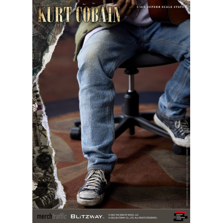 Prime 1 Studio/Blitzway - Estatuilla de Kurt Cobain a escala 1/4 Unplugged