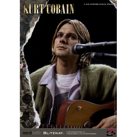 Prime 1 Studio/Blitzway - Estatuilla de Kurt Cobain a escala 1/4 Unplugged