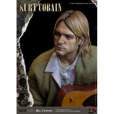 Prime 1 Studio/Blitzway - Estatuilla de Kurt Cobain a escala 1/4 Unplugged