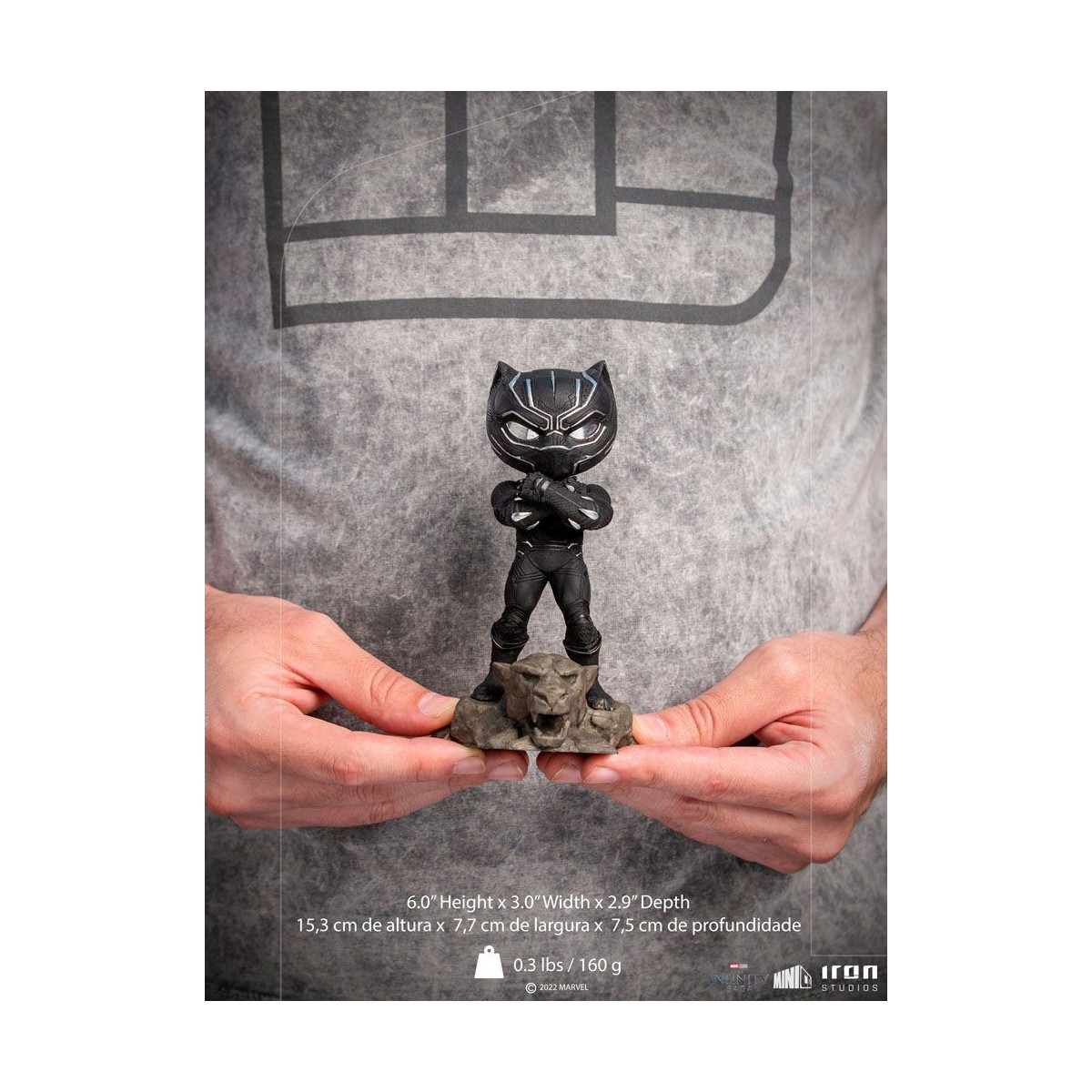 Iron Studios - Pantera Negra - La Saga del Infinito Mini Co.Heroes PVC