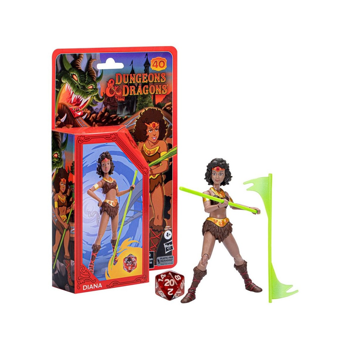 Hasbro - Diana - Dibujos animados de Dragones y Mazmorras