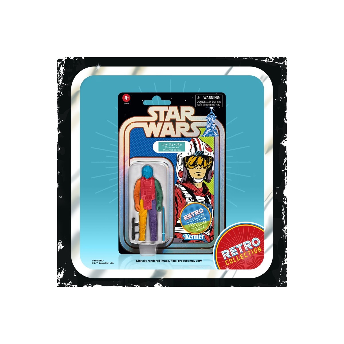 Hasbro - Luke Skywalker Snowspeeder Pilot Prototype Edition Set de 6 figuras - Star Wars The Retro Collection