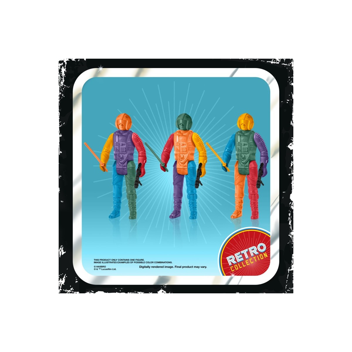 Hasbro - Luke Skywalker Snowspeeder Pilot Prototype Edition Set de 6 figuras - Star Wars The Retro Collection