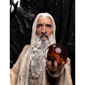 Weta - El Señor de los Anillos - Estatua de Saruman el Blanco en el Trono 1/6