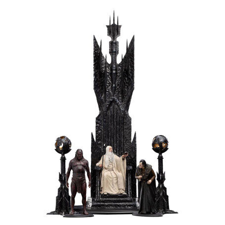 Weta - El Señor de los Anillos - Estatua de Saruman el Blanco en el Trono 1/6