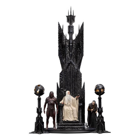 Weta - El Señor de los Anillos - Estatua de Saruman el Blanco en el Trono 1/6