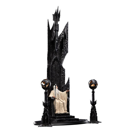 Weta - El Señor de los Anillos - Estatua de Saruman el Blanco en el Trono 1/6