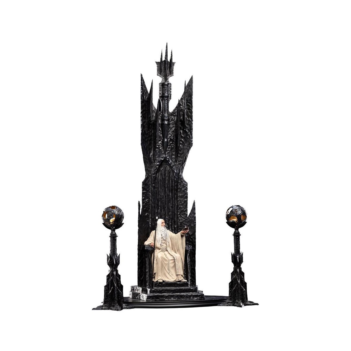 Weta - El Señor de los Anillos - Estatua de Saruman el Blanco en el Trono 1/6