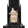Weta - El Señor de los Anillos - Estatua de Saruman el Blanco en el Trono 1/6