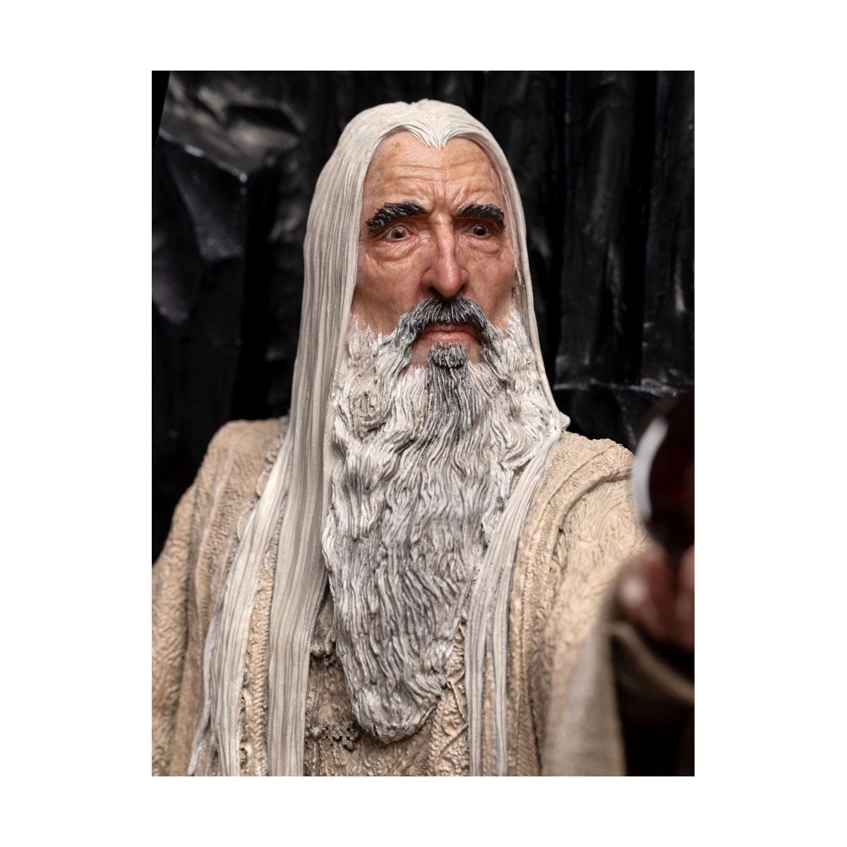 Weta - El Señor de los Anillos - Estatua de Saruman el Blanco en el Trono 1/6