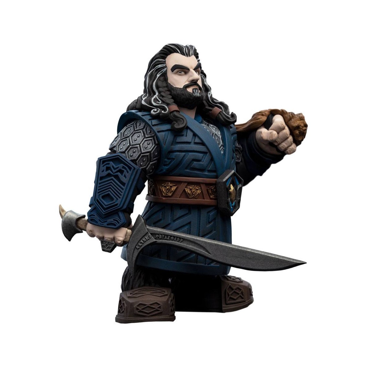 Weta Estatua Vinilo El Hobbit Mini Epics Thorin Oakenshield - Roble Ecu.
