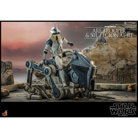 Hot Toys Star Wars - ARF Trooper & 501st Legion AT-RT - The Clone Wars 1/6