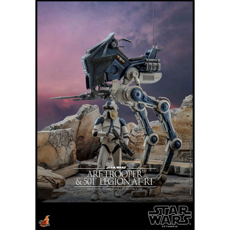 Hot Toys Star Wars - ARF Trooper & 501st Legion AT-RT - The Clone Wars 1/6