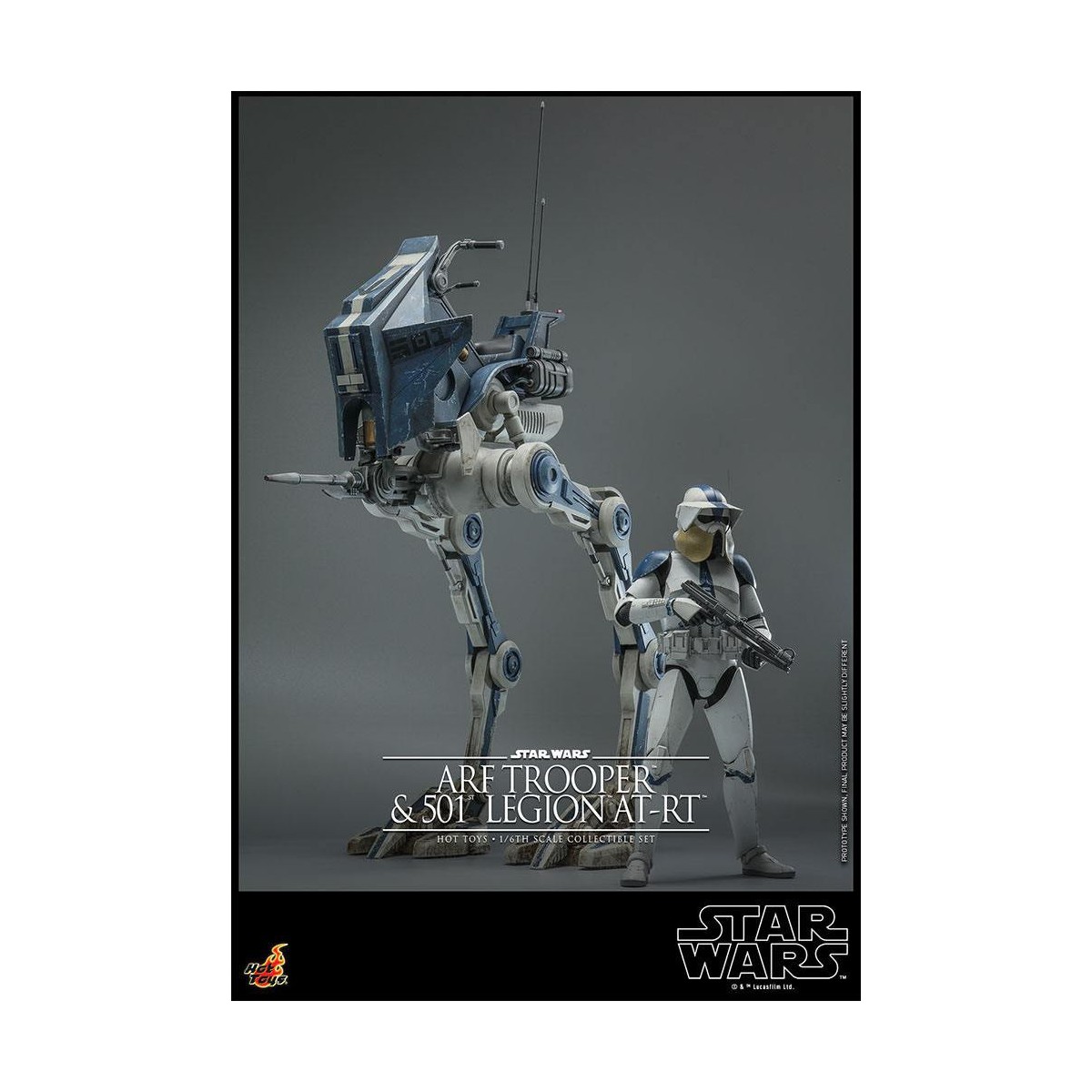Hot Toys Star Wars - ARF Trooper & 501st Legion AT-RT - The Clone Wars 1/6