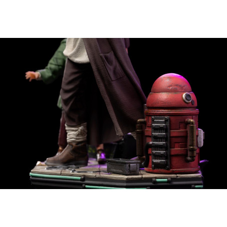 IRON STUDIOS - Obi-Wan y la joven Leia Deluxe Art Scale 1/10 - Star Wars Obi-Wan Kenobi