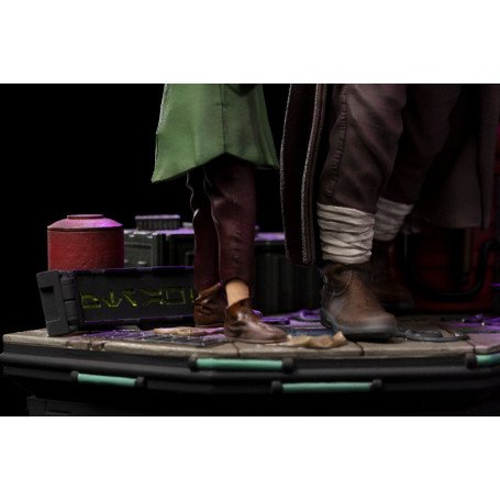 IRON STUDIOS - Obi-Wan y la joven Leia Deluxe Art Scale 1/10 - Star Wars Obi-Wan Kenobi