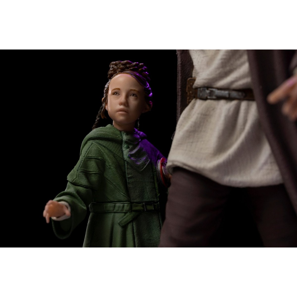 IRON STUDIOS - Obi-Wan y la joven Leia Deluxe Art Scale 1/10 - Star Wars Obi-Wan Kenobi