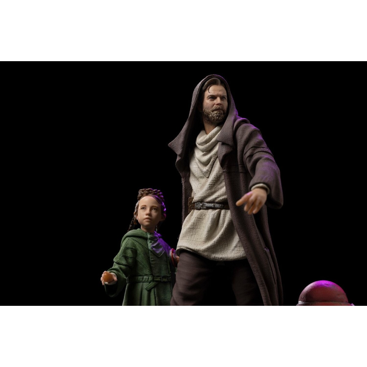 IRON STUDIOS - Obi-Wan y la joven Leia Deluxe Art Scale 1/10 - Star Wars Obi-Wan Kenobi