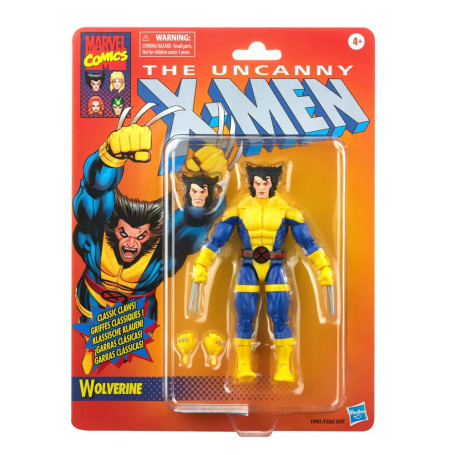 Marvel Legends Series - Wolverine Jim Lee Uniform - The Uncanny X-Men Retro Packaging