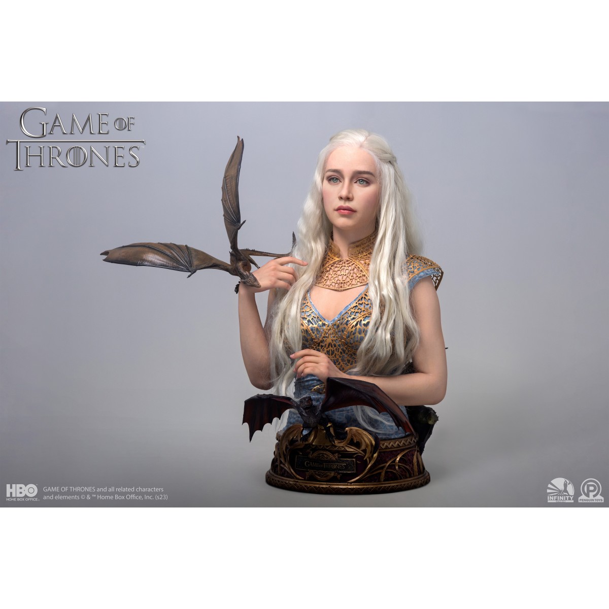 INFINITY STUDIO x PENGUIN TOYS - DAENERYS TARGARYEN Busto 1/1 - Game Of Thrones