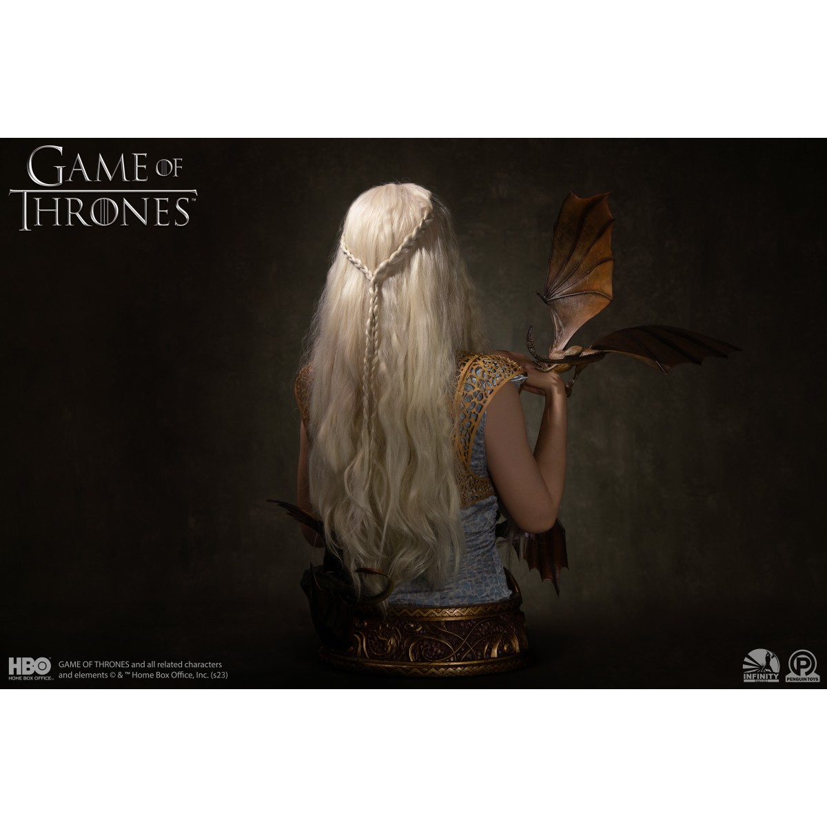 INFINITY STUDIO x PENGUIN TOYS - DAENERYS TARGARYEN Busto 1/1 - Game Of Thrones