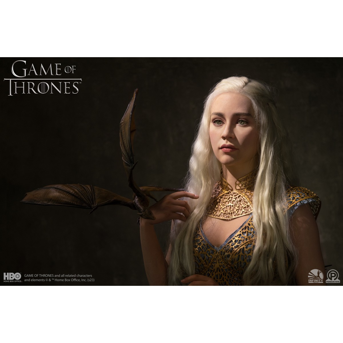 INFINITY STUDIO x PENGUIN TOYS - DAENERYS TARGARYEN Busto 1/1 - Game Of Thrones