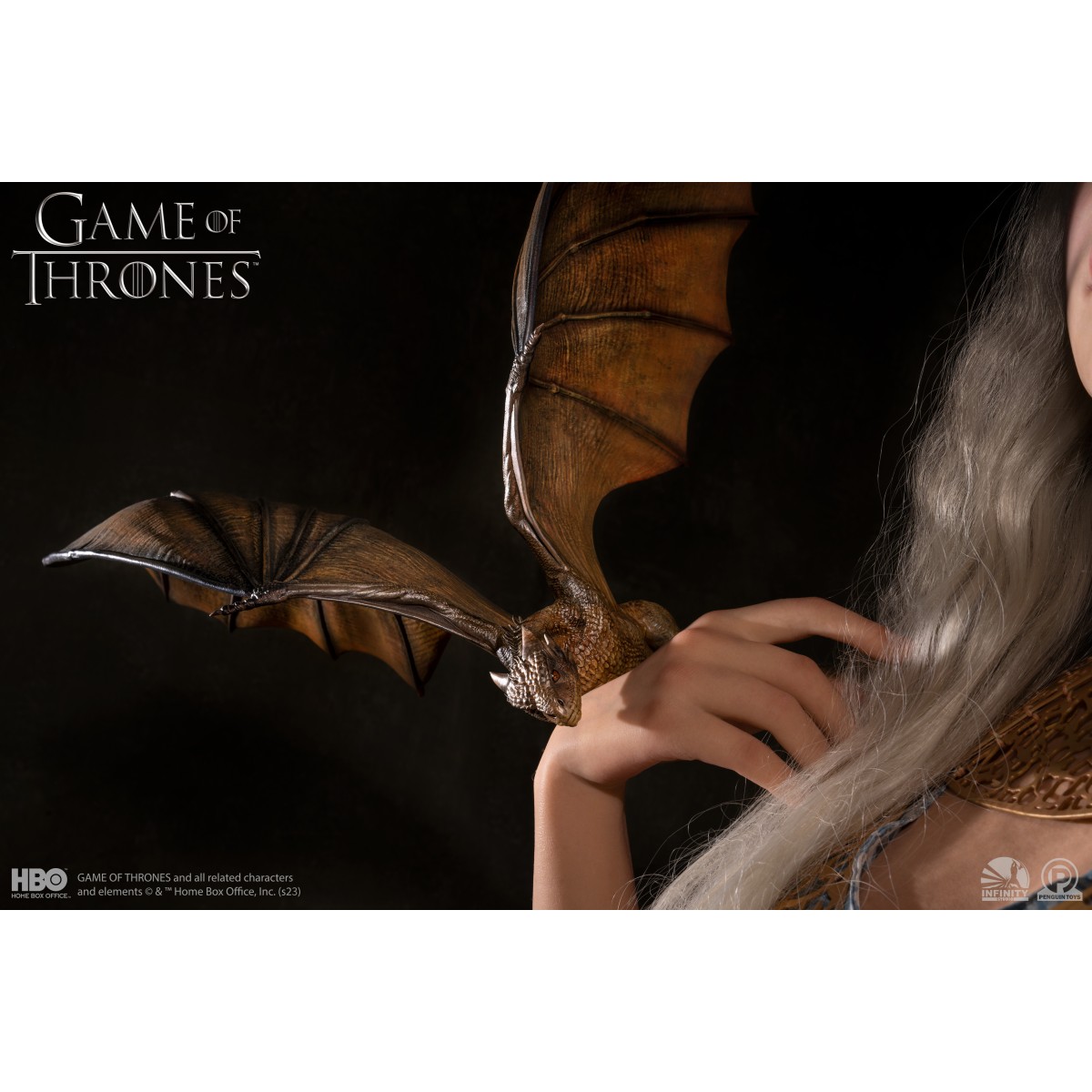 INFINITY STUDIO x PENGUIN TOYS - DAENERYS TARGARYEN Busto 1/1 - Game Of Thrones